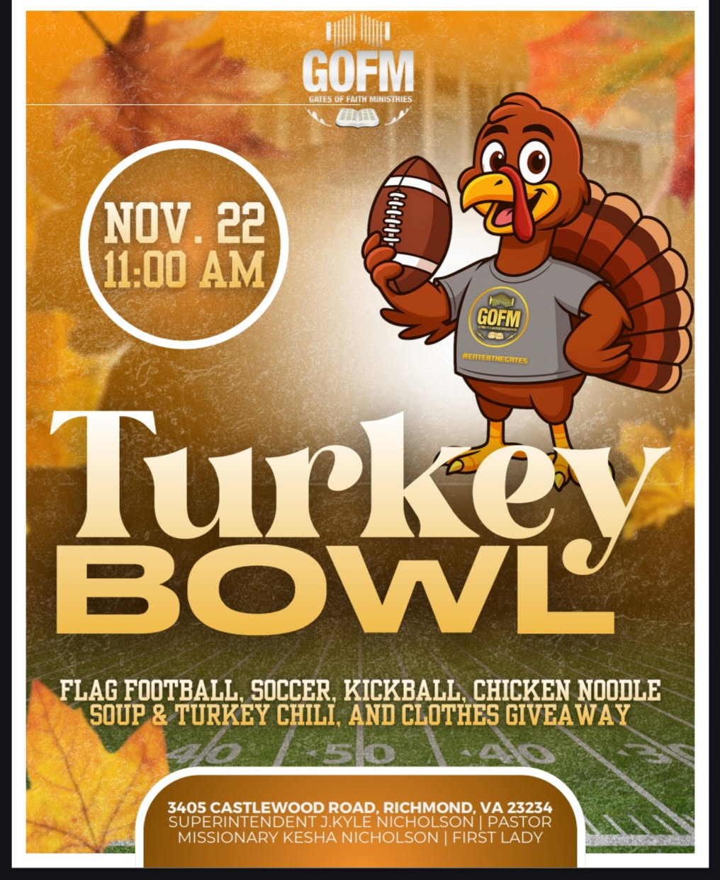 Thanksgiving Community Day / Turkey Bowl