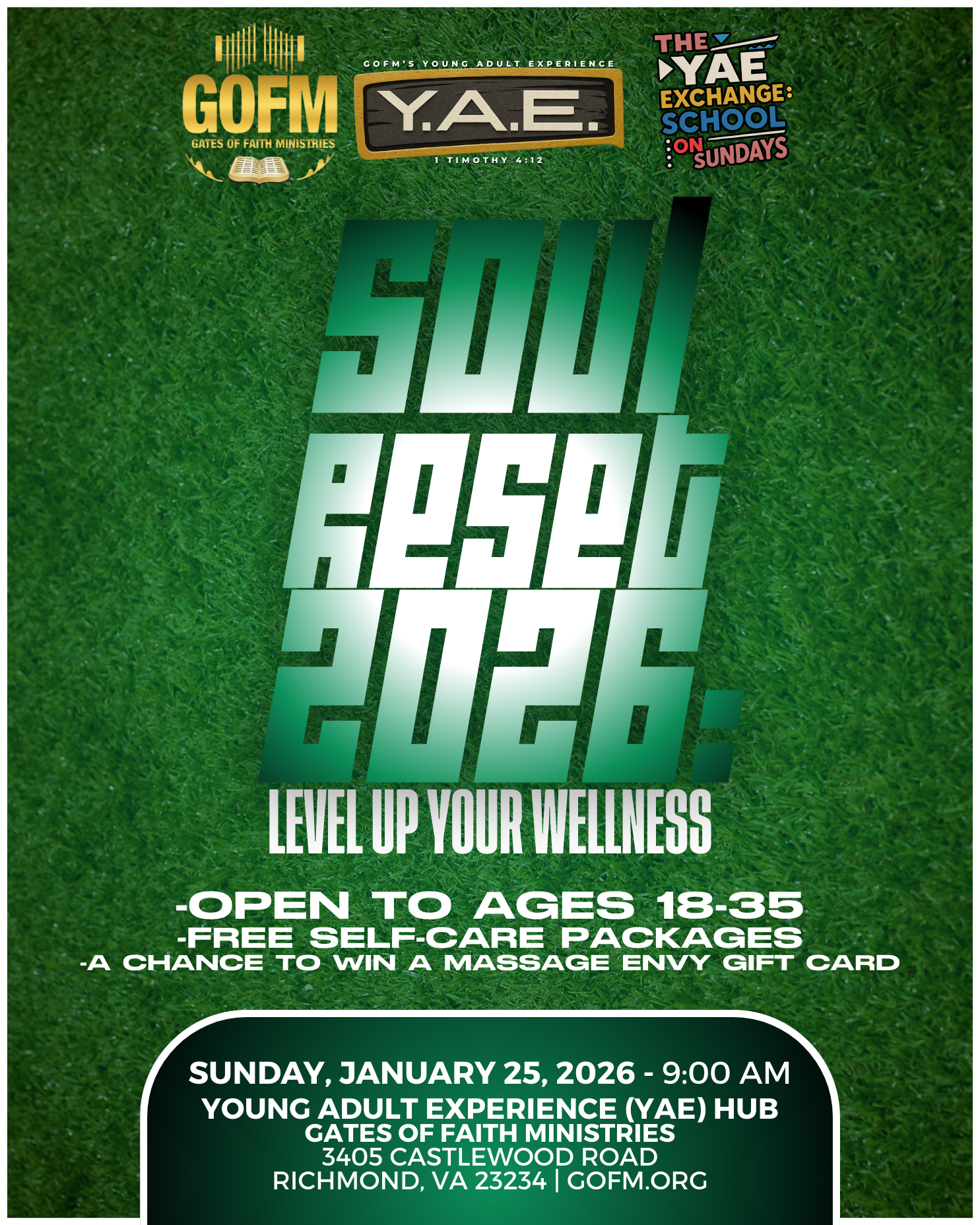 Soul Reset 2026 - Y.A.E