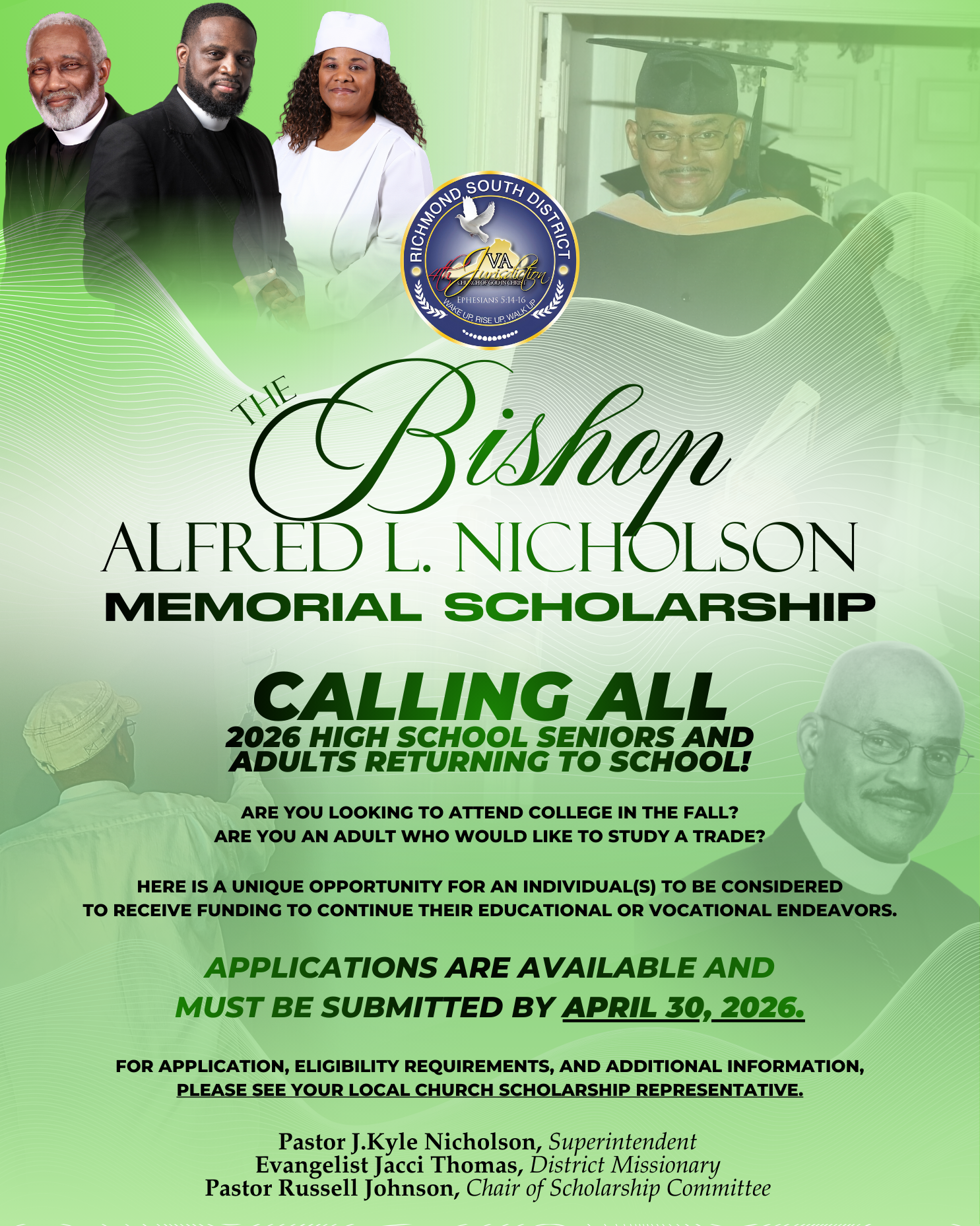 The Bishop Alfred L. Nicholson Memorial Scholarship
