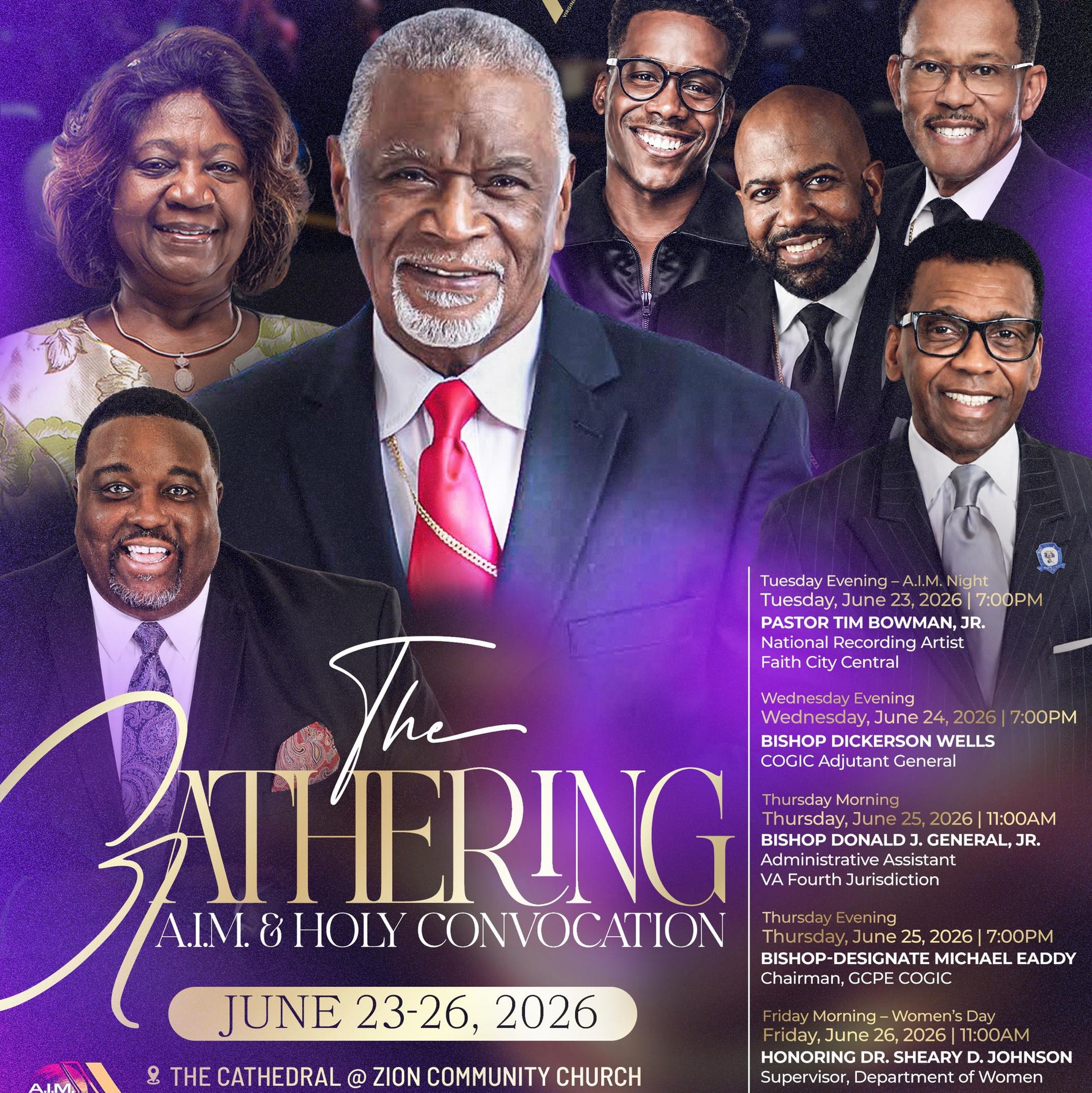 The Gathering: A.I.M. & Holy Convocation 2026 - VA 4th Jurisdiction