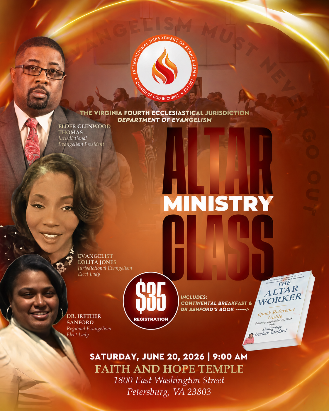 Altar Ministry Class – Virginia Fourth Ecclesiastical Jurisdiction